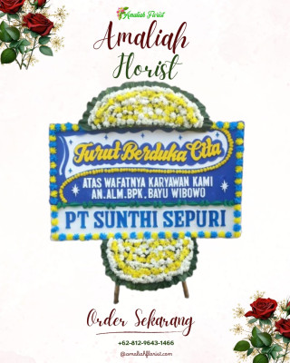 Papan Bunga Duka di Bitung Barat Dua