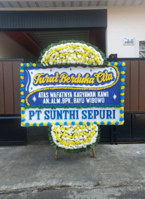 Papan Bunga Duka di Bitung Barat Dua
